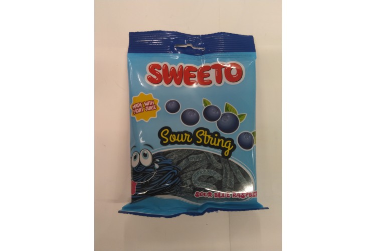 Sweeto Sour Blue Rasberry with Fruit Juice 80g