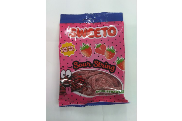 Sweeto Sour Strawberry with Fruit Juice 80g