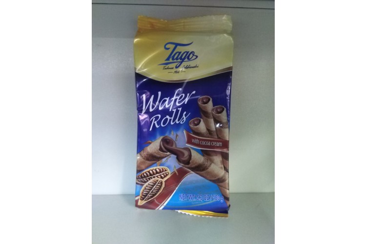 Tago Wafer Rolls 150g Cocoa Cream