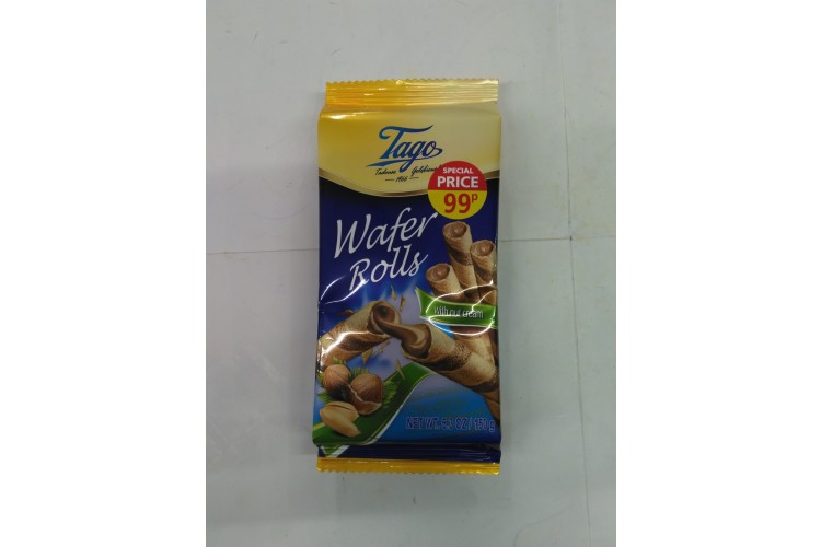 Tago Wafer Rolls 150g Nut Cream