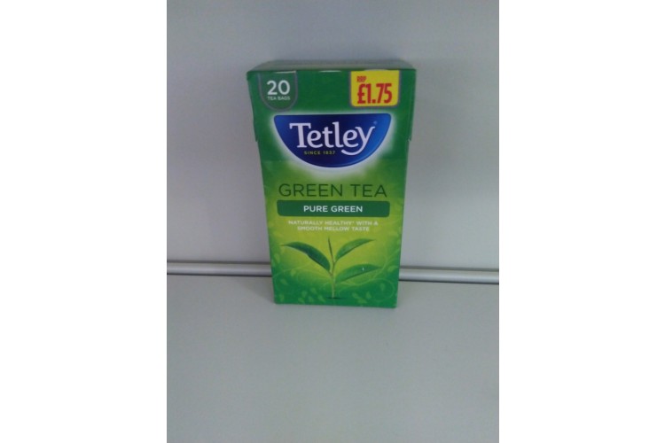 Tetley Green Tea 20 Tea Bags 40g