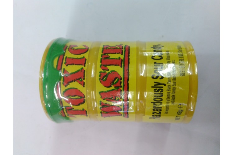 Toxic Waste Hazardously Sour Candy 42g