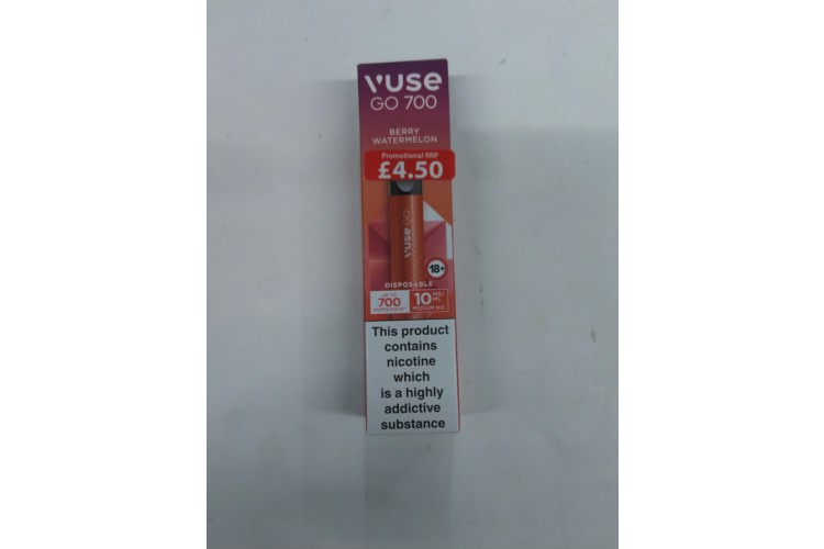 Vuse Go 700 Berry Watermelon Upto 700 Puffs PM 4.50