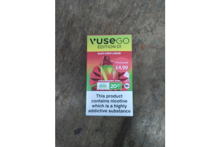 Vuse Go Edition 01 Strawberry Kiwi  Upto 800 Puffs 20 mg