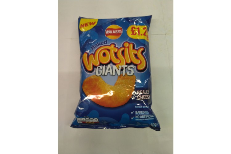 Walkers Baked Wotsits Giants Really cheesy  130g