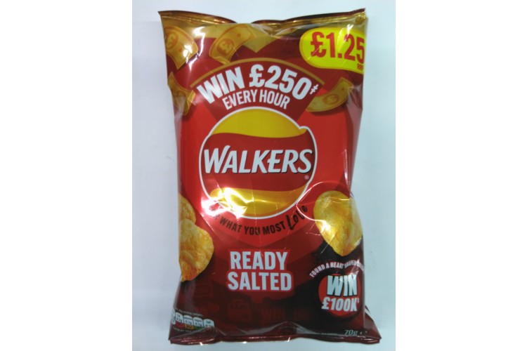 Walkers Legendary Ready Salted 70g 