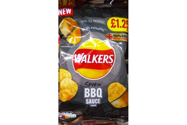 Walkers Smokin BBQ Sauce 70g PM1.25