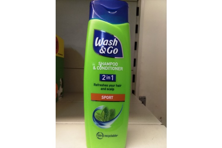 Wash & Go Shampoo & Conditioner 2 in 1 Sport 20ml 