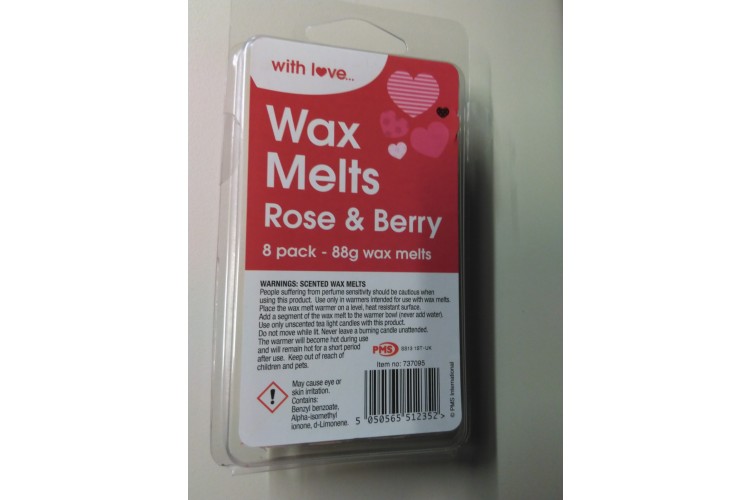 Wax Melts With Love 8 Pack 88g 