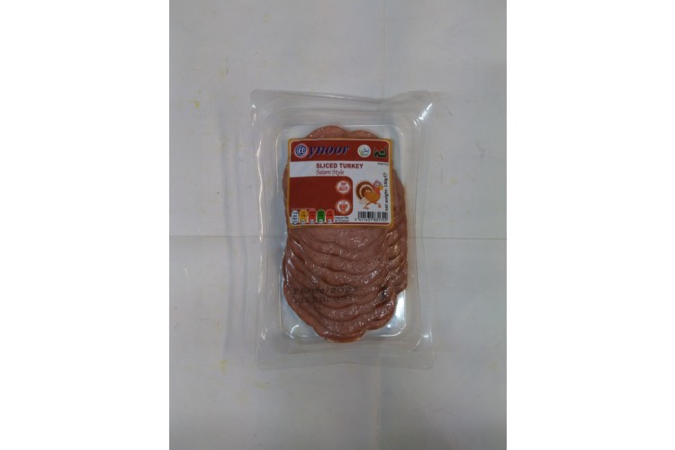 @ Ynoor Sliced Turkey Salami Style  130g